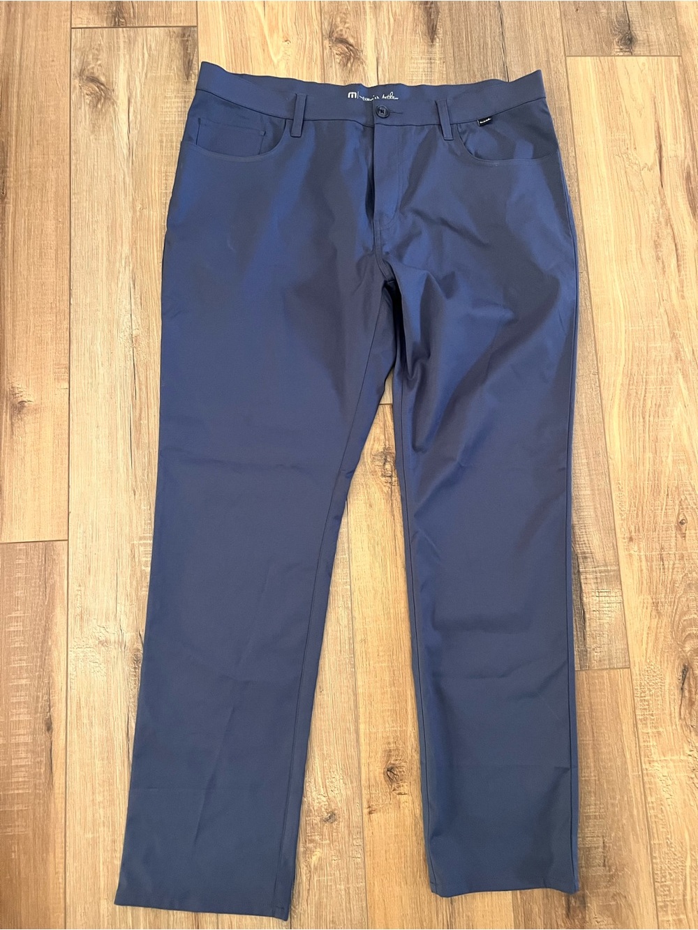 Travis Mathew Open To Close Pants Mens 38x32 Navy Blue Golf Performance Stretch
